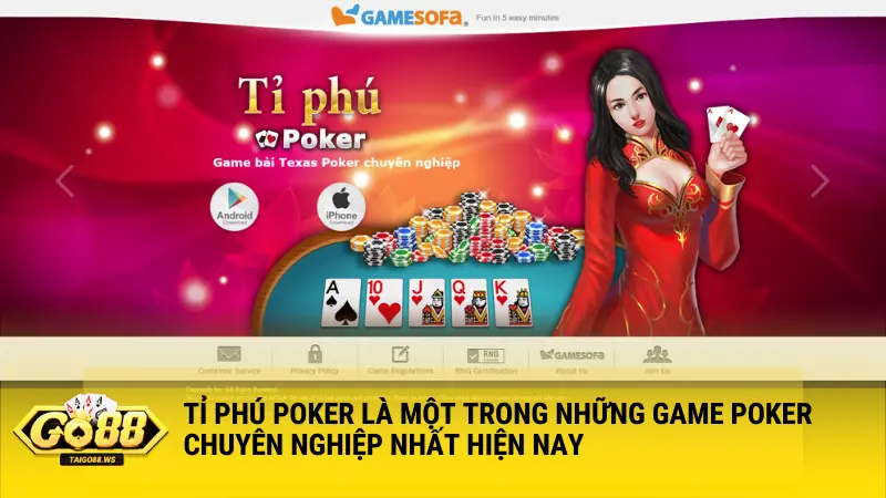 Tải game đánh bài Xì Tố Tỉ phú Poker đảm bảo bạn sẽ có những giây phút giải trí thú vị và đầy thách thức